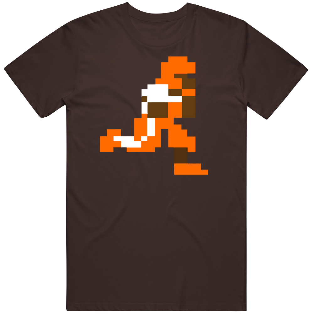 Cleveland Browns Tecmo Bowl Art T-shirt - Tecmo Bowl Cleveland Browns