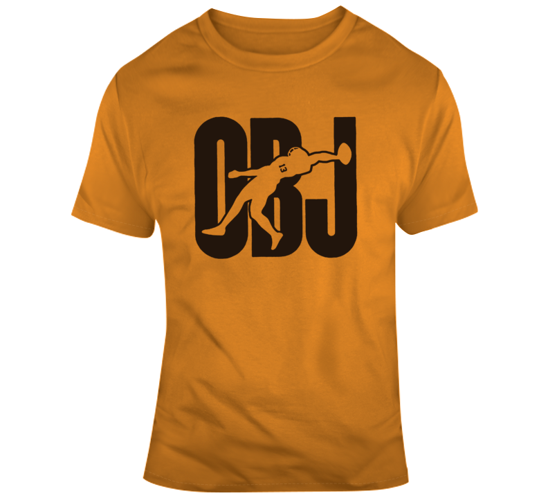 theLandTshirts Odell Beckham Jr Obj Catch 13 Cleveland Football Fan T Shirt Classic / Orange / Medium