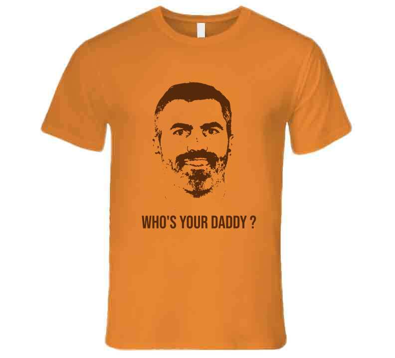 TheLandTshirts Kevin Stefanski Who's Your Daddy Cleveland Football T Shirt Premium / Orange / 2 X-Large