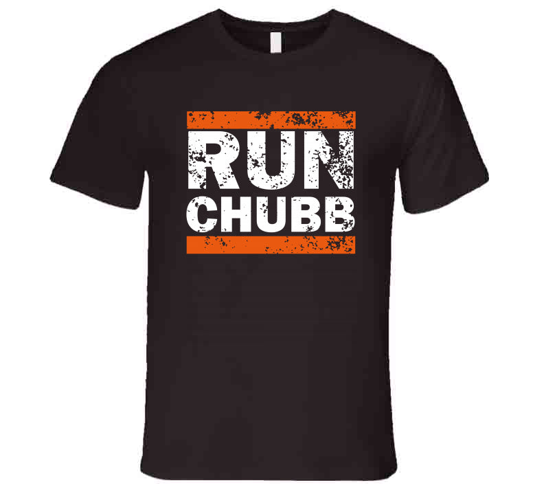 Full Chubb Cleveland Browns Nick Chubb Run DMC Tshirt 