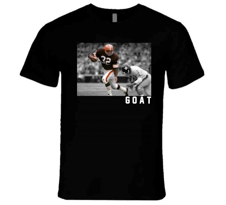 Jim Brown #32 NFL Cleveland Browns Men's and Women's Grey HOF T-Shirt –  Jeff's Treasure Chest