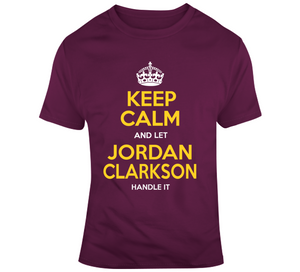 Jordan Clarkson Keep Calm Cleveland Basketball Fan T Shirt