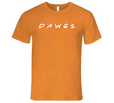 Dawgs Friends Parody Cleveland Football Fan Orange T Shirt