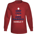 Jose Ramirez Keep Calm Cleveland Baseball Fan V3 T Shirt