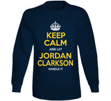 Jordan Clarkson Keep Calm Cleveland Basketball Fan T Shirt